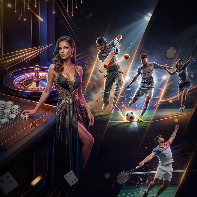 Exciting live casino game logo
