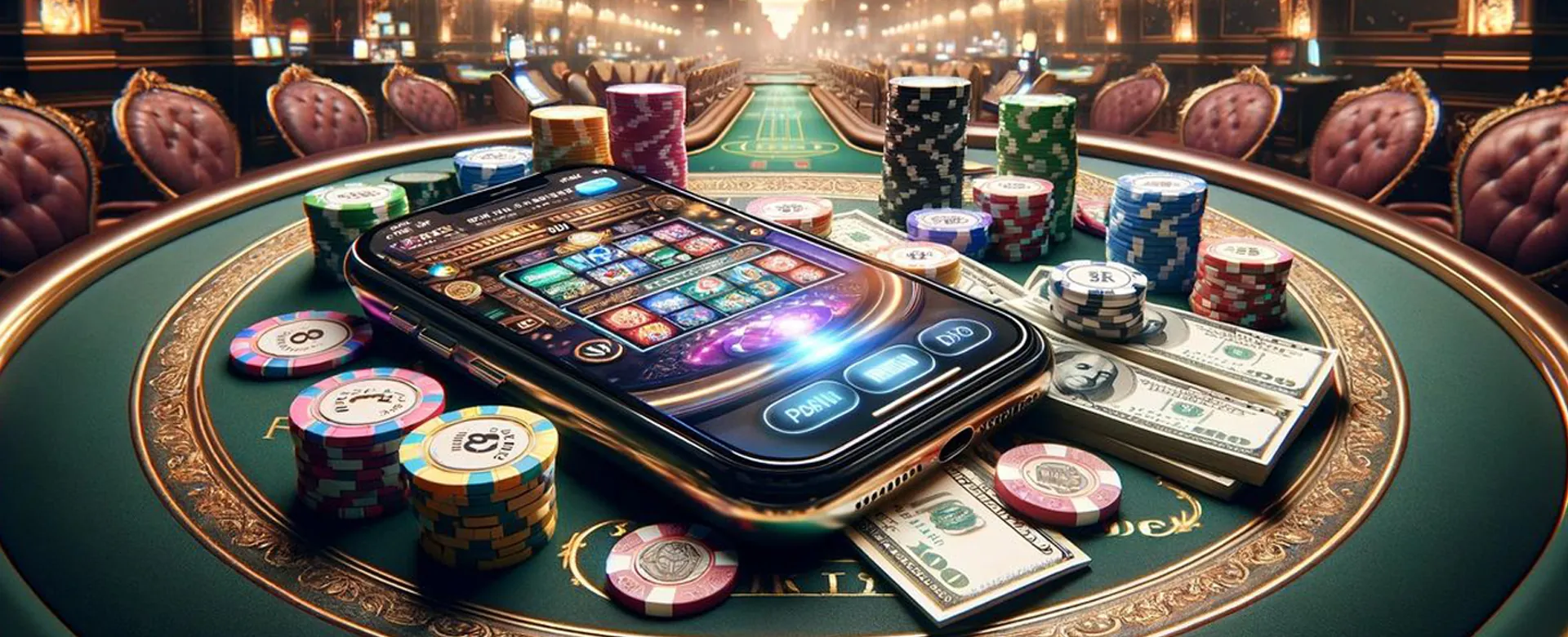 High-stakes poker table at phdream online casino
